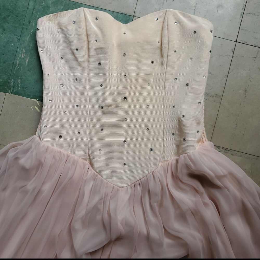 Vintage 1960s Barbie Prom Dress with Rhinestones